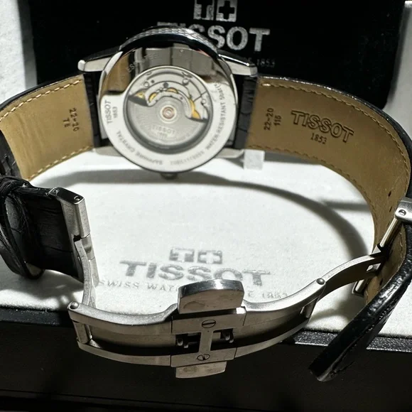 Tissot Black and Silver Men's Watch - Picture 5 of 7